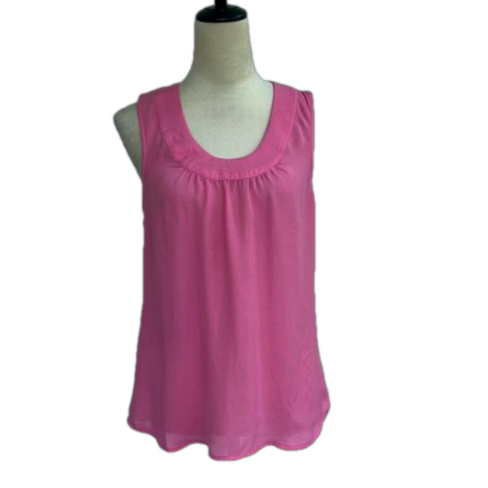 Banana Republic: Lightweight, Pink, Sleeveless Shirt: Size Small